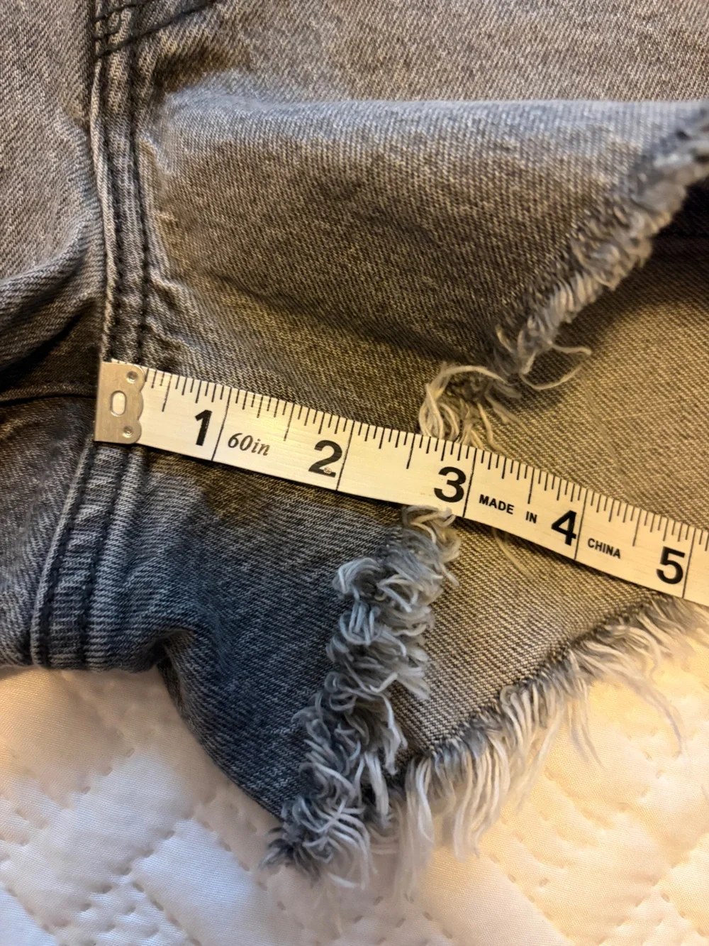 Levi's | Gray 501 High-Rise Cutoff Denim Shorts NWT